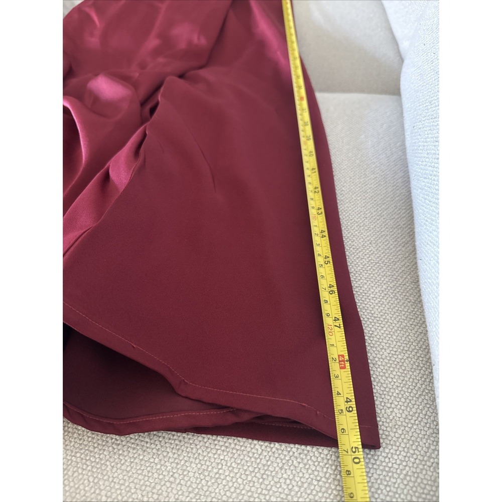 Cinderella‎ Divine V-Neck Ruched Mermaid Evening HOCO Gown Red Apple size 6 - Picture 12 of 16